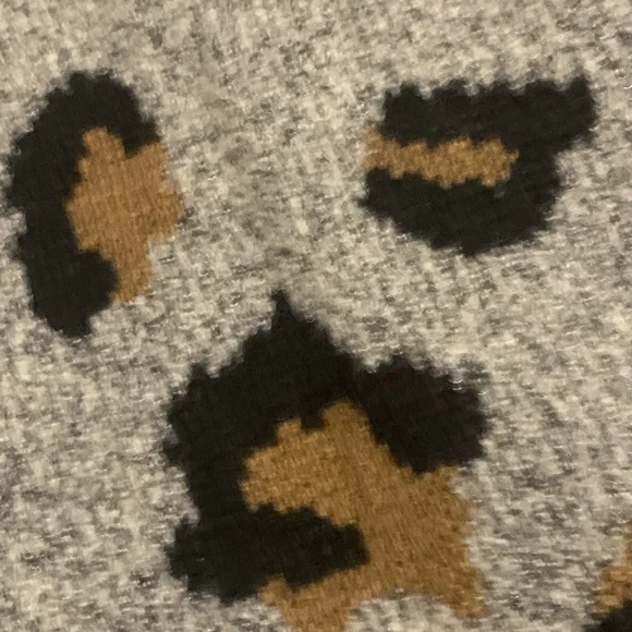 NWOT Apt 9 Animal Print Long Open Front Cardigan Sz Medium - Picture 9 of 10